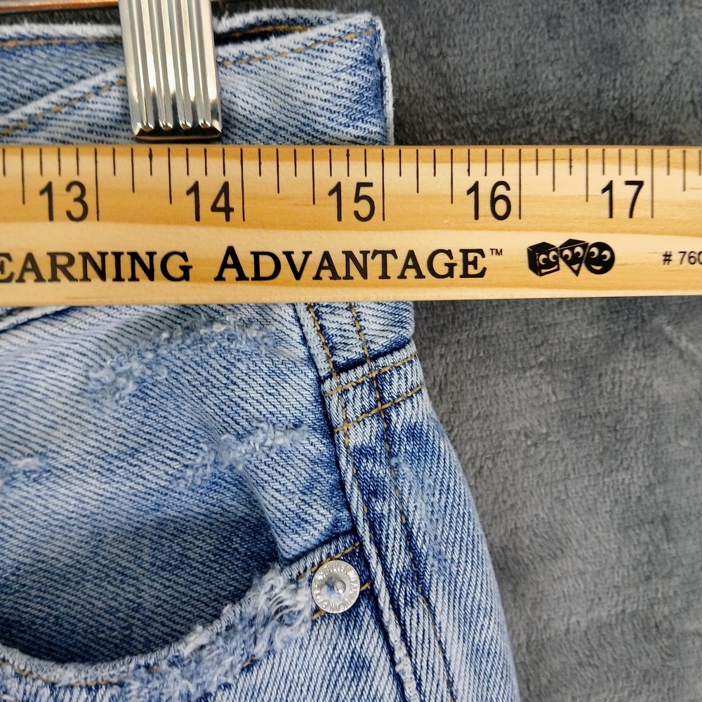 American‎ Eagle Outfitters Jeans Womens 4 Long Light Wash Mom Jean High Rise - Picture 4 of 11